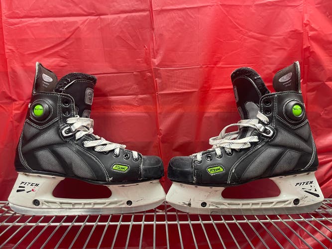 Pro Stock Scott Hartnell  CCM RBK 9K Pump  Game Worn Hockey Skates  Size 9.5 D