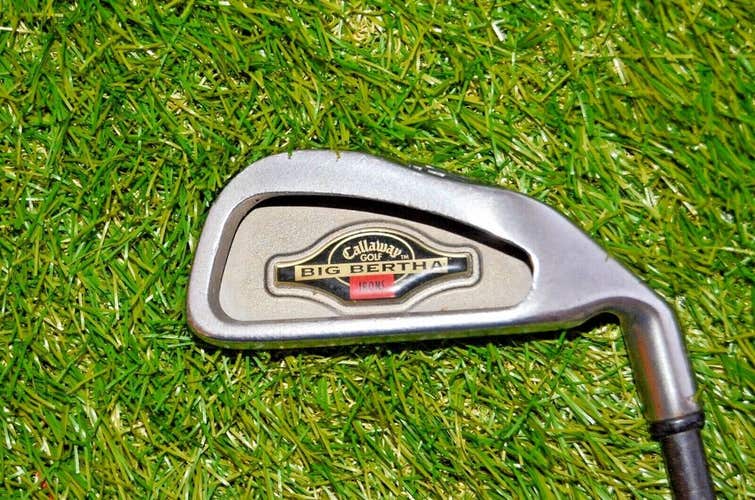 Callaway	Big Bertha Irons	4 Iron	Right Handed	39"	Graphite	Firm	New Grip