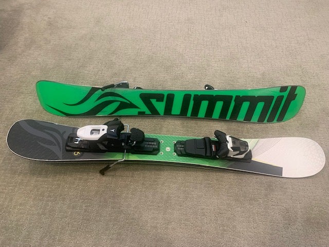 Ski Bindings 90cm FiveForty Titan Ski Blades with USED ADJ STEP IN SNOWBLADE 