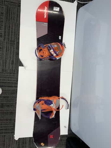 Used Anthem 152 Cm Snowboard Mens Combo