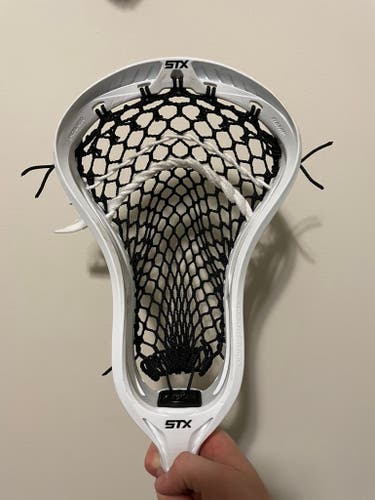 Used Attack & Midfield STX Strung Ultra Power Head