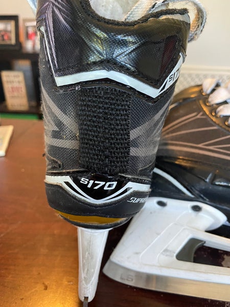 Used Bauer Regular Width Size 2 Supreme S170 Hockey Goalie Skates