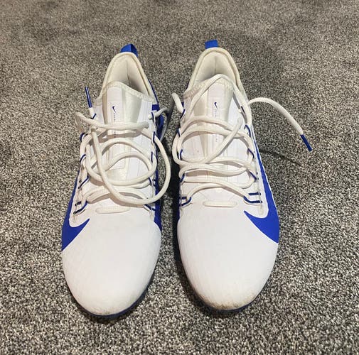 White Men's Molded Cleats Low Cut Huarache