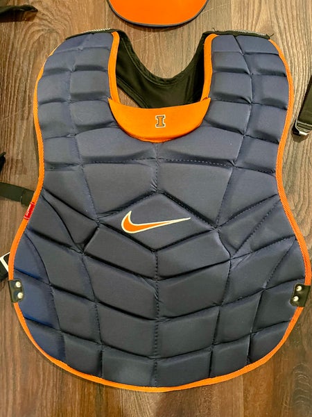Adult Nike Catcher's Set Navy and Orange