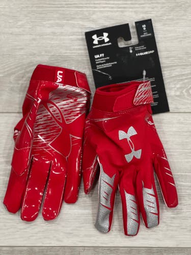 Red Adult Large Under Armour UA Spotlight Gloves