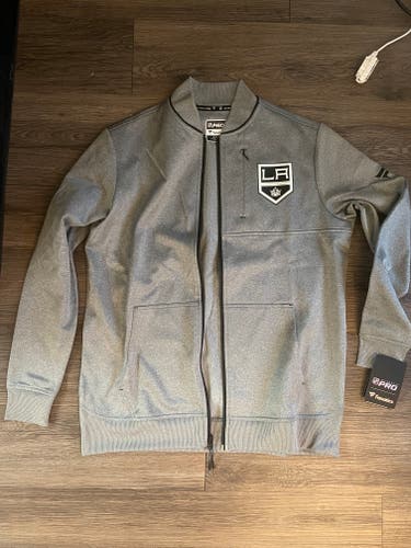 LA Kings Gray Adult Men's New Small Bomber jacket