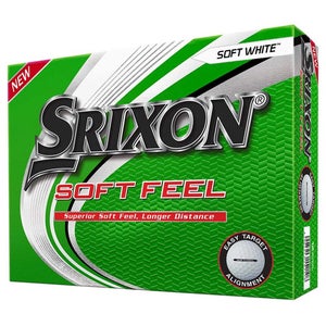Srixon Soft Feel White Golf Balls - Dozen