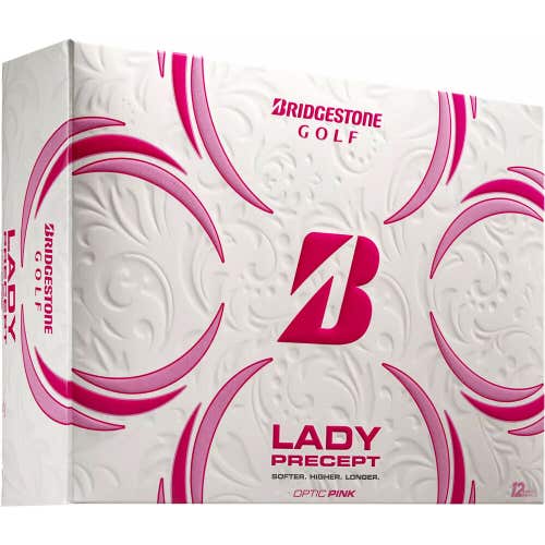Bridgestone Lady Precept Pink Golf Balls - Dozen