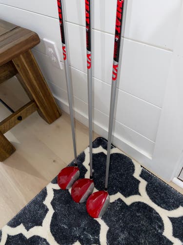 Krank Golf Red Hot Chili Pepper 3-5-7 Wood Set Right Hand - New Grips & Excellent Condition