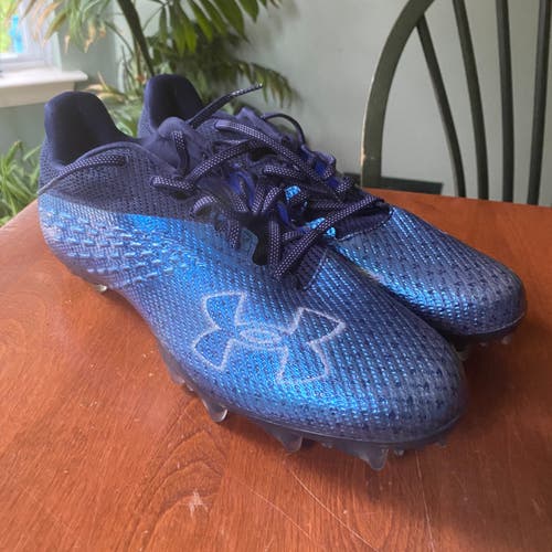 Johns Hopkins Team Issued Blue Adult New Men's Size 11.5 (Women's 12.5) Blur Smoke MC Cleat