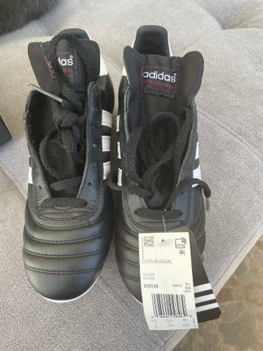 Black New Men's Size 7.0 (Women's 8.0) Turf Cleats Adidas Copa Mundial Cleats