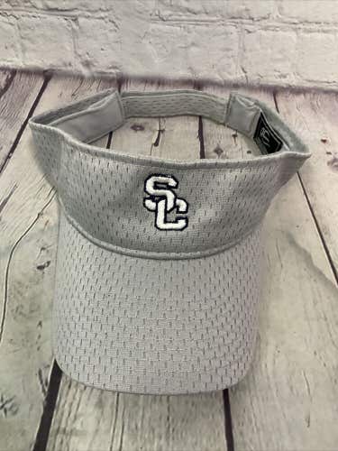 Unbranded S&C Visor Hat Gray One Size Durable Comfortable New Without Tags