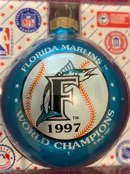 Marlins Baseball Cap Ornament