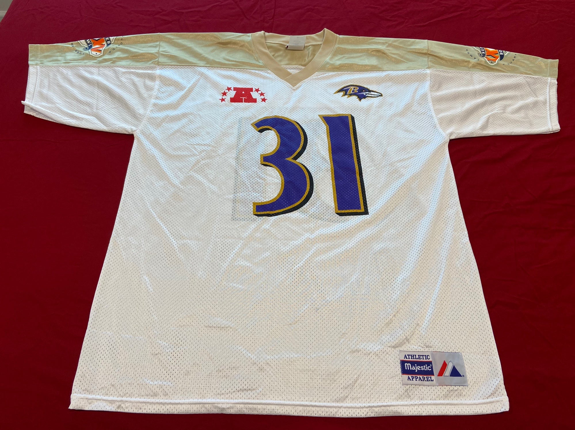 NFL Jamal Lewis Ravens Super Bowl XXXV Signed / Autographed Majestic XL  Event Jersey - RARE