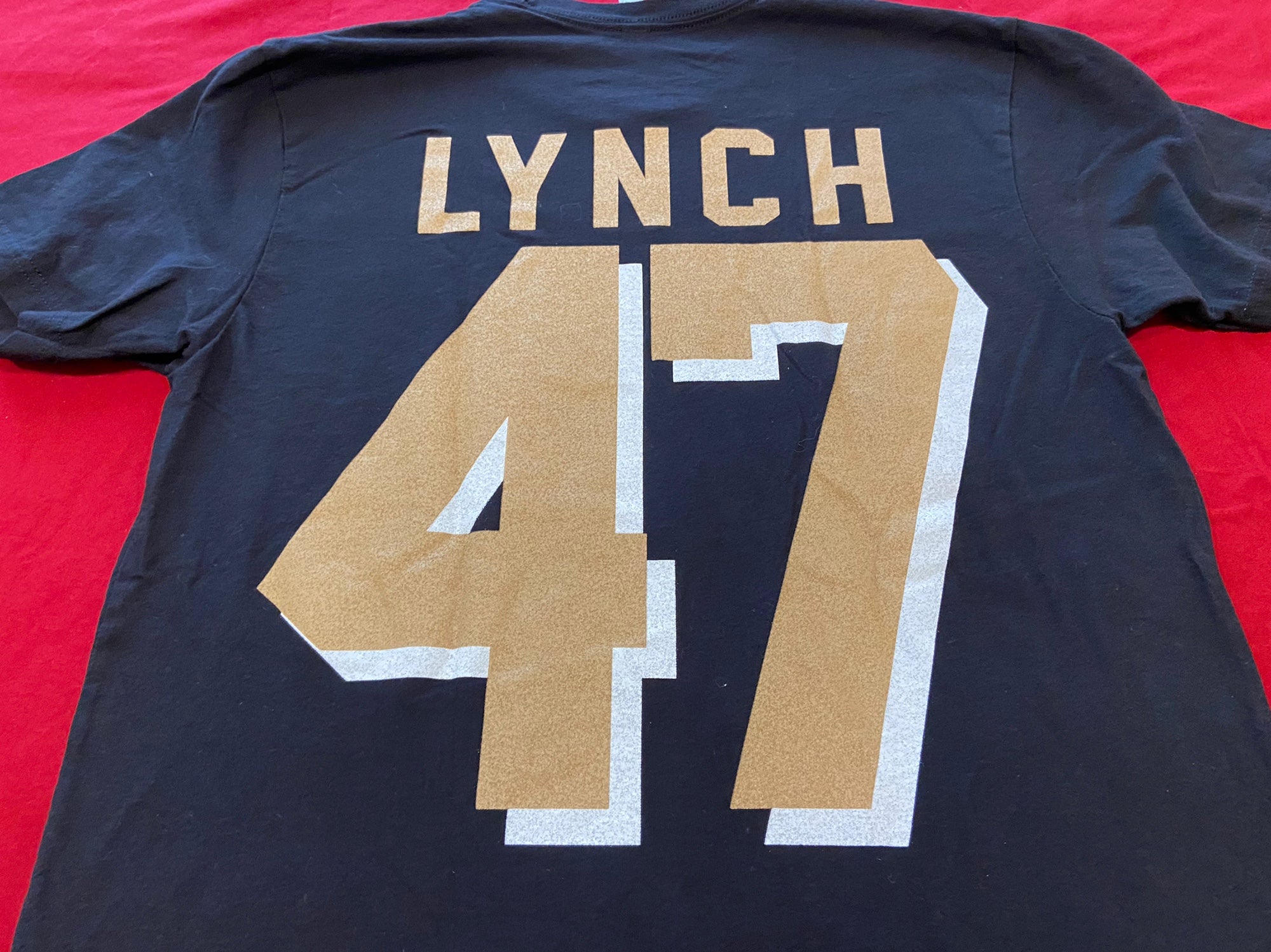 NFL #47 John Lynch Pro Football Hall of Fame T-Shirt