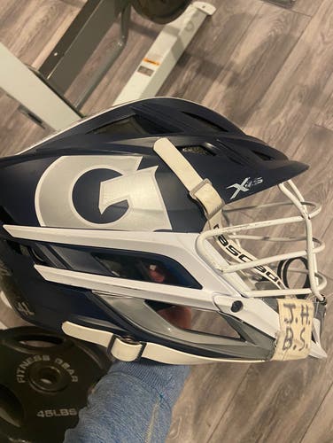 Game used Georgetown XRS Helmet