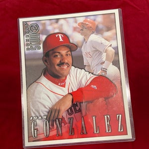 MLB 1998 Donruss Studio 8x10 Card, Juan Gonzalez Texas Rangers