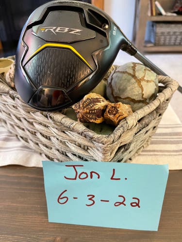 TaylorMade RBZ Black Driver 9.5* Stiff Flex Shaft