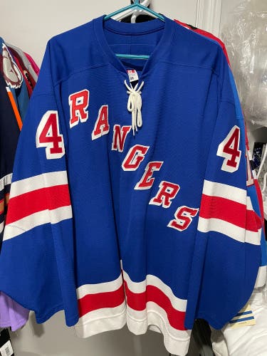 NHL New York Rangers authentic pro KOHO #4 jersey