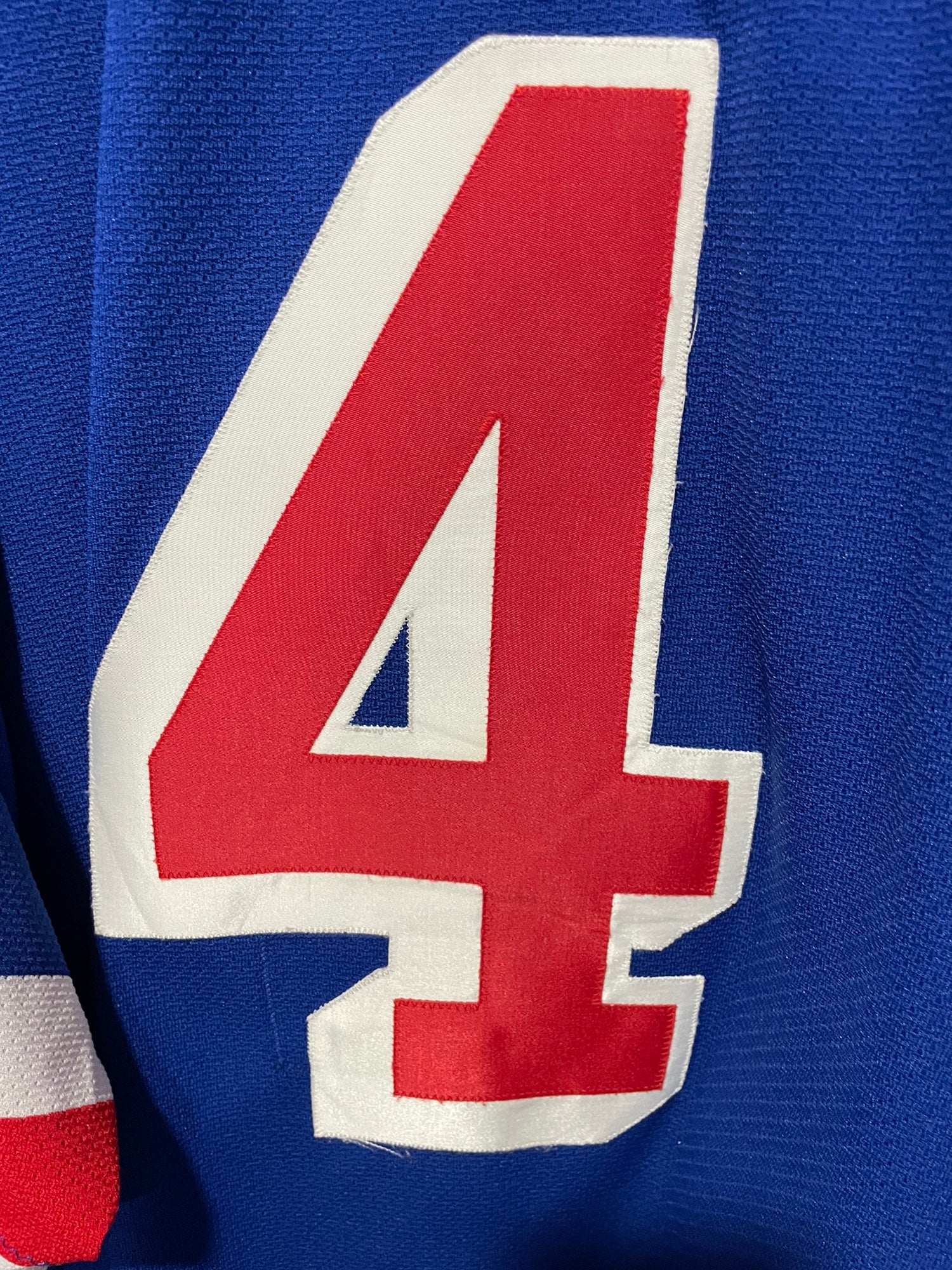 NHL New York Rangers authentic pro KOHO #4 jersey