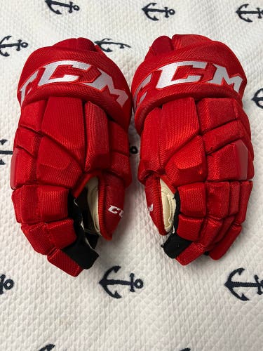 NEW CCM 14” Pro Stock HGTK Gloves Red