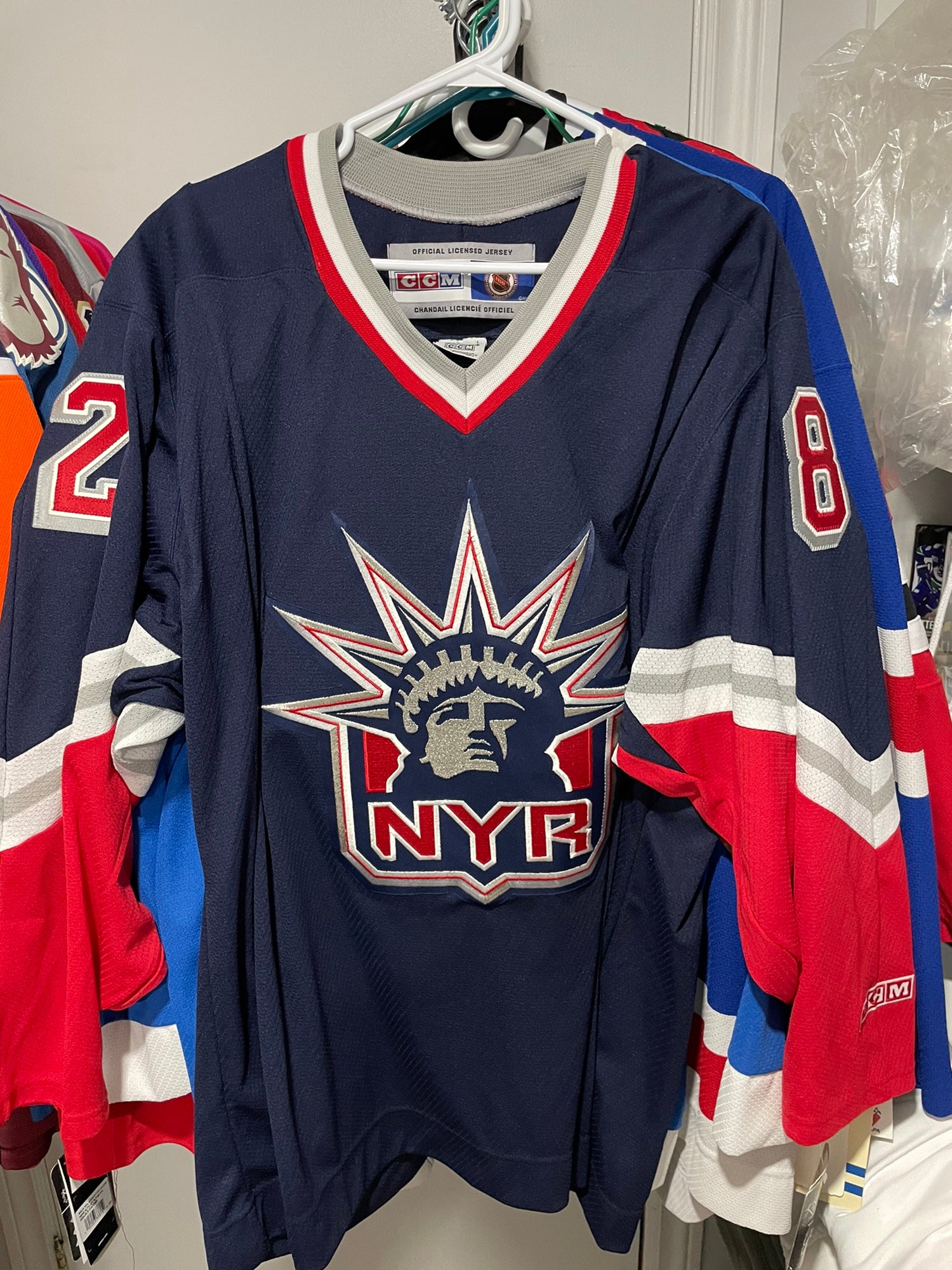 CCM NHL New York Rangers liberty jersey#82