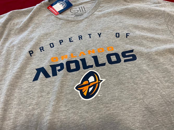 AAF Orlando Apollos Alliance of American Football Licensed T-Shirt Size XXL *** RARE *** NEW!