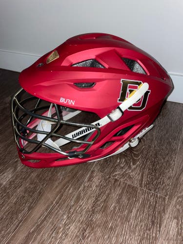 Denver Pioneers Red/Away Warrior Burn Helmet