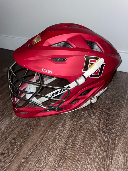 Denver Pioneers Red/Away Warrior Burn Helmet