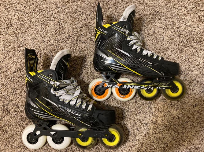 CCM Ultra Tacks Inline Skates - Senior, Size 8 D (Regular Width)
