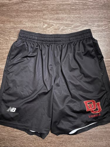Denver Pioneers Lacrosse Black Practice Shorts (L)