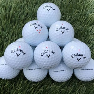 •• 100 AAA Callaway • CHROME SOFT / CHROME SOFT X • 3A Golf Balls •