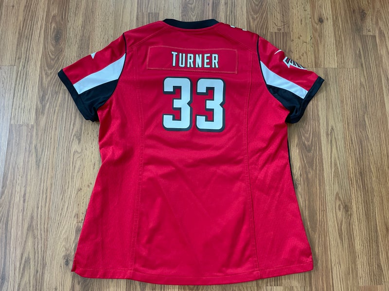 Atlanta Falcons Michael Turner #33 NFL FOOTBALL Women's Cut Size Small  Jersey!