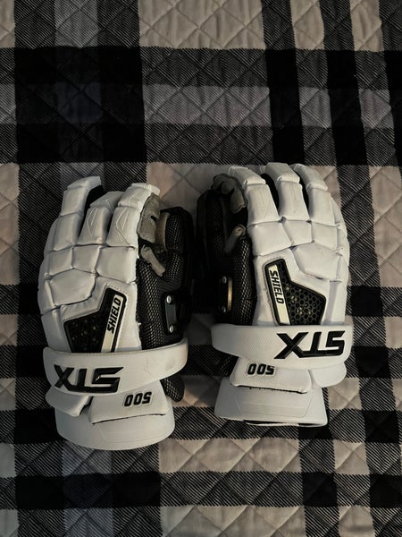 Used STX Shield 500 Goalie Gloves 13"