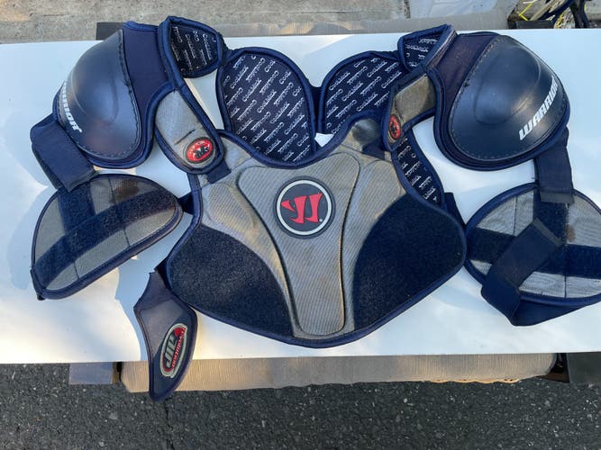 Used Large Warrior Evo Pro HitLyte Shoulder Pads