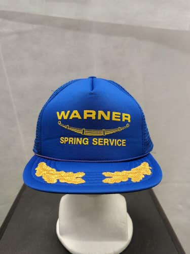 Vintage Warner Spring Service Mesh Trucker Snapback Hat K-Studio