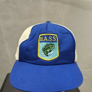 Vintage BASS Fishing Mesh Trucker Snapback Hat