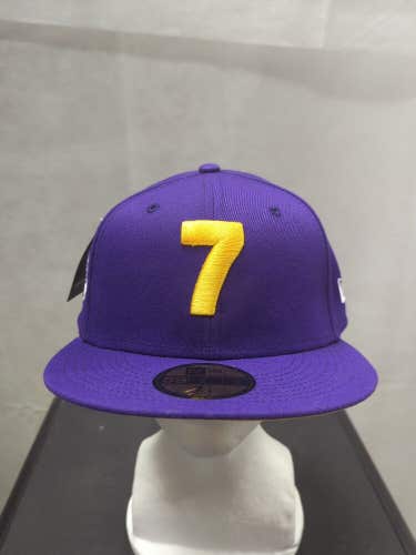 NWT Los Angeles Lakers Compound New Era 59fifty 7 1/8 NBA