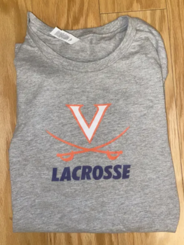 New Virginia Lacrosse T Shirt UVA