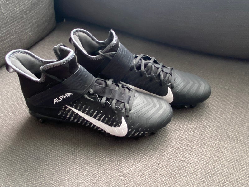 Men's Used Size 10 (Women's 11) Molded Cleats Nike Alpha Menace 2 Elite Flyknit