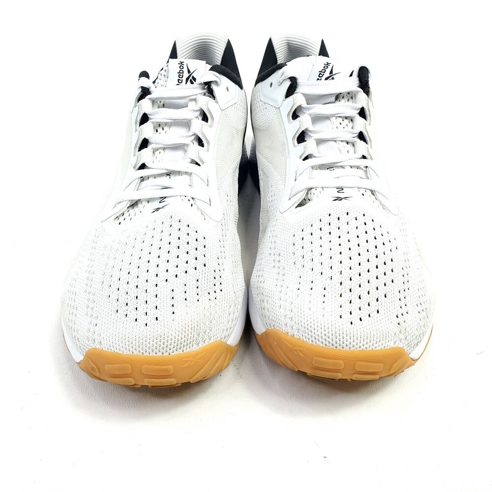 Reebok Mens Nano X1 Shoes Size 10.5 White Gum Gym Training Sneakers FZ0634  | SidelineSwap