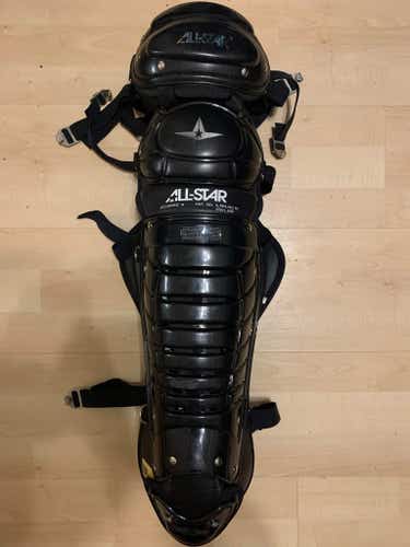 Used All Star LG21wPRO Catcher's Leg Guard