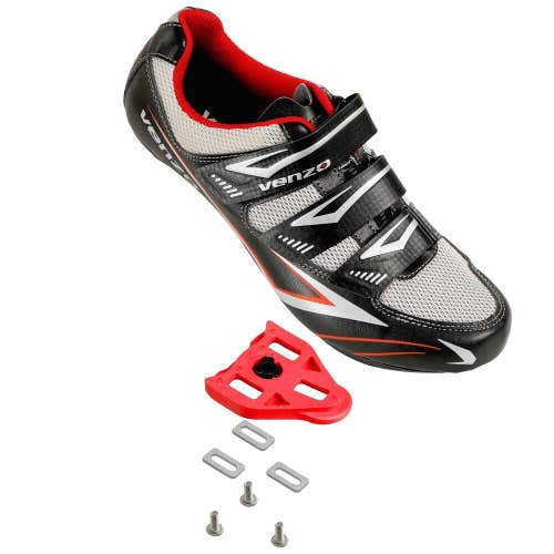 Venzo Bicycle Men's or Women's Road Cycling Indoor Riding Shoes - 3 Straps- C...