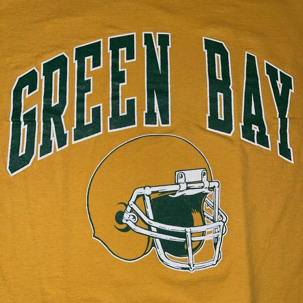 Vintage 1990s Green Bay Packers JanSport Football Helmet Logo T