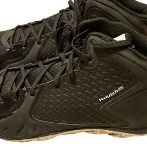 New W/O Box Under Armour ClutchFit Football Shoes Black White Chrome Size 16
