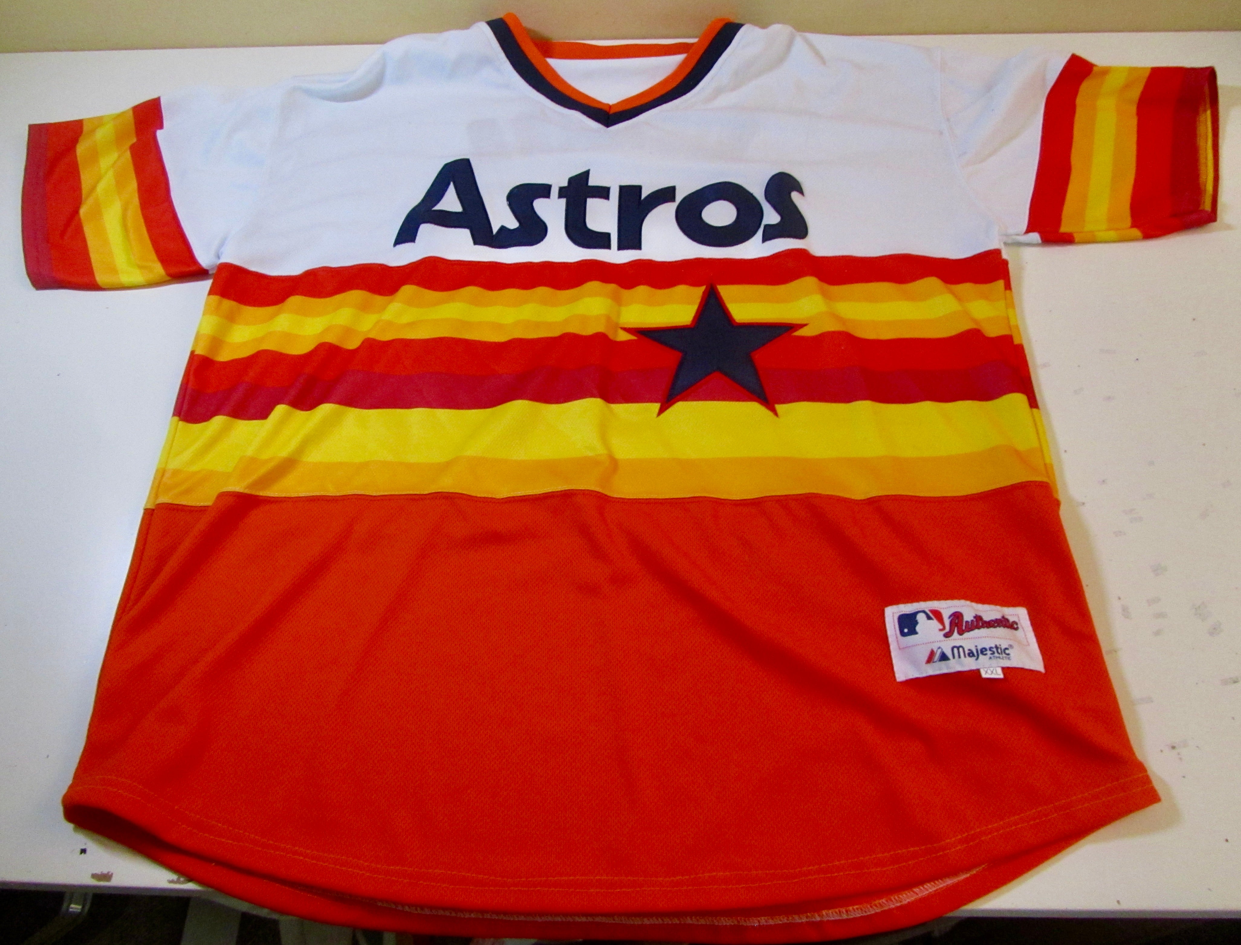 ASTROS BASEBALL JERSEY Adult Men's Size 2XL XXL Jersey #50 NEW!