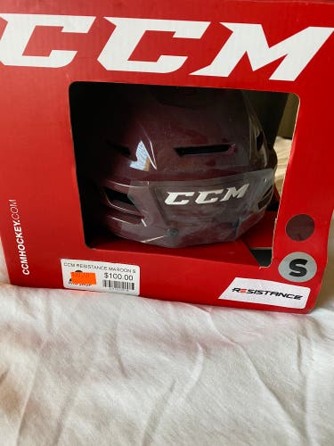 New ASU Senior Small CCM Pro Stock Resistance Helmet