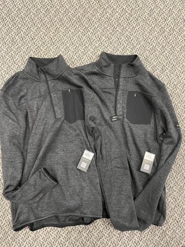 TRUE 2-PACK Men’s medium elevate 1/4 Pullover