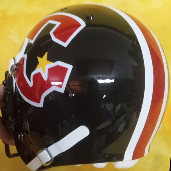 custom motorcycle helmets houston Full brim Hydro dipped Trump customizable hardhats – The Hard Hat Shop and official paint and decals Custom Houston Texans Helmet in