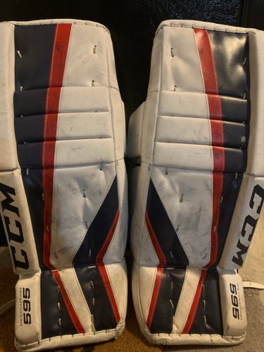 Used 26" CCM revolution 595 Goalie Leg Pads